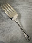 Wallace Rose Point Sterling Silver 6 3 8 Salad Fork Beautifully Refurbished