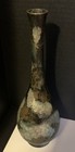 Mottled Or Murashido Bud Vase Verdigris Patina Japan
