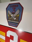 Fdny Ladder 3 Reflective Vinyl Sign W  Logo   