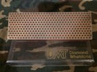 Dmt Diamond Whetstone Knife Sharpening Stone W  Case Red silver 8x2in