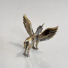 Vintage Brass Pegasus Unicorn Figurine Handmade Greek Mythology Decor 1990s 2  