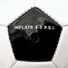Weatherproof Mini Soccer Ball  Black white