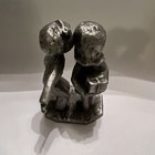 Vintage Figure Hudson Wali Pewter Figurine Gift Sculpture Vtg