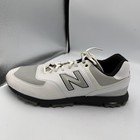 New Balance 574 Golf Shoes Mens 15 Ee White Gray Revlite Nbg574b Spikeless
