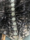 Victorian 19th C Brown Velvet Bustle Jacket
