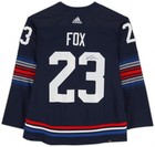 Adam Fox New York Rangers Signed 2023-24 Navy Alternate Adidas Authentic Jersey