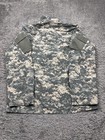 Military Jacket Men Medium Long Digital Camo Ripstop Us Army Combat Coat Acu