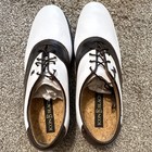 Icon Black Footjoy Men   s Golf Shoes Size 9m Leather Spiked