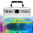 2w Rgb Full-color Animation Laser Projector Dj Light Ilda Stage Laser Beam Light