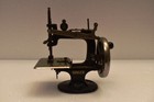 Antique Singer Toy Sewing Machine With Oiler Cast Iron Hand Crank Usa Model Rare