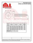 6 Phillips Truss Head Self Tapping Sheet Metal Screws Zinc  pick Length   Qty 