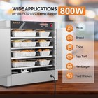 4-tier Commercial Food Warmer Hot Holding Cabinet Pretzel Warmer Double Door