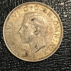 High Grade Unc 1942 Great Britain 1 2 Half Crown Silver Coin-mar706