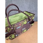 Stampin Up Greenhouse Gala Craft Tote Bag Organizer Brown Green Supply Caddy