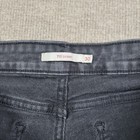 Levi s 711 Skinny Jeans Womens 30 Black Low Rise Casual Stretch Denim Pockets