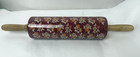 The Pioneer Woman Retired Ceramic Rolling Pin  fall Flowers   Autumn Harvest