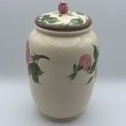 Vintage Franciscan Desert Rose Cookie Jar With Lid - England - 9    Excellent