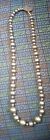 Antique Navajo Hand Made Sterling Silver Beads Pearl Necklace 94 Grams 3 1 Oz