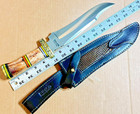 Impact Cutlery Custom Handle Fixed Blade Knives New 14  Handcrafted Bowie Knife