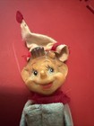 Vintage Christmas 50 s 60 s Adorable Elf Pixie Christmas Knee Hugger Japan White