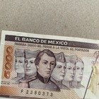 1989 Mexico Paper Money 5000 Pesos Cadets Heroes Mexican Currency Banknote