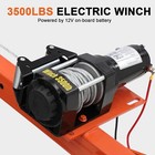 Electric Pickup Truck Crane With Electric Winch  1100 Lbs Capacity  360   Swivel