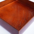 Vintage Japanese Lacquered Wooden Box Gold Fan Design 11 4 In Lid From Japan