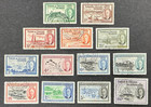 Turks   Caicos Isl   105-117 - 1950 Complete Set Of 13 Used Stamps  Cat   47 85 