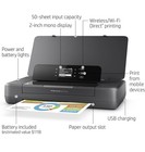 Hp Officejet 200 Wireless Mobile Color Inkjet Printer W  Battery Cz993a