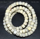 Collectible Tibetan Natural Yak Bone 108-bead Mala Necklace - 6 7oz