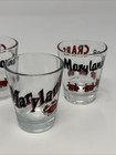 Lot Of 5 - Maryland Collectible Vintage Shot Glasses Baltimore Maryland   Crabs
