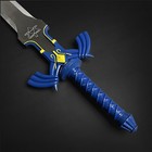 37  Blue Legend Of Zelda Replica Dull Blade For Collection  Larp  Cosplay Gifts