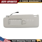 1pair Front Grey Sun Visor With Makeup Mirror 5gg857552 For Vw Golf Jetta Mk7