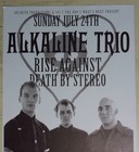 Alkaline Trio  Rise Against  Death By Stereo Poster 2005 Original Concert Show F