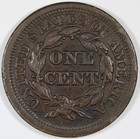 1846 Braided Hair Large Cent   Xf Details   Small Date Variety   Free Shipping
