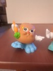 Vintage 1987 Mini Mr Mrs Potato Head Spud Kids Figure Lot Of 2 W accessories 