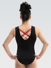 Nwt Girl   s Gk Elite Crisscross Holiday Radiance Leotard Cs  Cm  Cl E4803  49 99