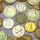 Starter Collection Mix Lot Of 50   Old U s  Coins With Mercury Silver Dime 1004