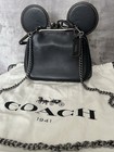 Disney X Coach Mickey Mouse Kisslock Leather Crossbody Bag Le Mc-10215
