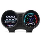 Motorcycle Speedometer Tachometer Mph km Digital Speed Gauge Odometer Fuel