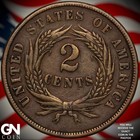 1864 2 Cent Piece A5064