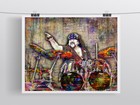 Vinnie Paul Of Pantera 8x10inch Poster  Vinnie Paul Pantera Print Free Shipping