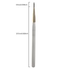 2pcs 5pcs Nail Art Painting Brush Fine Liner Detail Brush With Gold Copper Tube