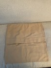 Pottery Barn Embroidered Chevron Throw Pillow Covers Burgundy   2  18    Square