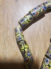  blackhole Sun  12 Vintage Venetian Millefiori Glass African Trade Beads