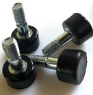4 Piece Foot Leveler Set  Screw In Feet For Your Wire Shelving Shelf Unit