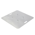 30 x30  6mm Lighting Stand Square Aluminum Trussing Base Plate For 12 x12  Truss