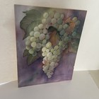 Janice Sumler  White Grapes Painting Print  11    X 14    Signed Reproduction Euc