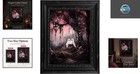 Cute Halloween Ghost Canvas Wall Art     Framed   Ready To Spook