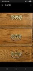 Vintage Tiger Wood Dresser Vanity